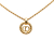 Christian Dior B Dior Gold Gold Plated Metal CD Logo Pendant Rope Chain Necklace Germany
