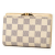 Louis Vuitton B Louis Vuitton White Damier Canvas Fabric Damier Azur Portefeuille Viennois France