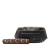 Gucci AB Gucci Black Calf Leather Guccissima Web Belt Bag Italy