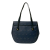 Christian Dior AB Dior Blue Navy Coated Canvas Fabric Honeycomb Shoulder Bag France