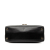 Ferragamo AB Ferragamo Black Calf Leather Gancini Iconic Top Handle Bag Italy