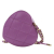Chanel AB Chanel Purple Lambskin Leather Leather Lambskin CC in Love Heart Necklace Bag France
