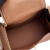 Hermès A Hermès Brown Calf Leather Mini Clemence Lindy 20 France