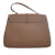 Celine B Celine Brown Calf Leather Medium Classique 16 Top Handle Bag Italy