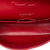Chanel Classic Double Flap Medium Patent Leather Matelassè Shoulder Bag Red