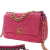 Chanel AB Chanel Pink Hot Pink Tweed Fabric Medium 19 Flap France