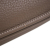 Hermès B Hermès Brown Taupe Calf Leather Clemence Evelyne III PM France