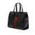 Gucci B Gucci Black Calf Leather Small Web Ophidia Satchel Italy