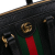 Gucci B Gucci Black Calf Leather Small Web Ophidia Satchel Italy