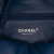 Chanel B Chanel Blue Fiber Fabric Sequin Waterfall Backpack Italy