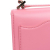 Valentino AB Valentino Pink Calf Leather Small VLogo Type Crossbody Italy