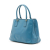 Prada B Prada Blue Saffiano Leather Medium Lux Galleria Satchel Italy