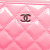 Chanel AB Chanel Pink Hot Pink Patent Leather Leather Bicolor Patent Double Zip Wallet on Chain Italy