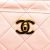 Chanel B Chanel Pink Light Pink Lambskin Leather Leather CC Quilted Lambskin Camera Crossbody Italy