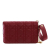 Christian Dior B Dior Red Lambskin Leather Leather Lambskin Cannage DiorAddict Wristlet Clutch Italy