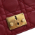 Christian Dior B Dior Red Lambskin Leather Leather Lambskin Cannage DiorAddict Wristlet Clutch Italy