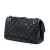 Chanel AB Chanel Black Calf Leather Medium Iridescent skin In The Mix Flap Italy