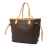 Louis Vuitton B Louis Vuitton Brown Monogram Canvas Fabric Monogram Neverfull MM France