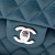 Chanel Classic Double Flap Medium Caviar Leather Matelassè Shoulder Bag Blue