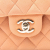 Chanel Classic Double Flap Medium Caviar Leather Matelassè Shoulder Bag Orange
