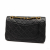 Chanel Classic Double Flap Small Lambskin Leather Matelassè Shoulder Bag Black
