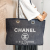 Chanel Deauville Small Denim Tote Bag Blue