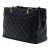 Chanel GST Quilted Caviar Leather Shopper Bag Black