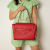 Louis Vuitton Trocadero Empreinte Leather Flap Shoulder Bag Red