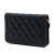Chanel Boy Caviar Leather Quilted Wallet on Chain Crossbody Black