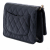 Chanel WOC Caviar Leather Quilted Flap Crossbody Black