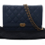 Chanel Boy Caviar Leather Quilted Wallet on Chain Crossbody Blue