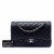 Chanel Classic Double Flap Jumbo Matelassè Caviar Leather Flap Handbag Blue