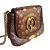 Gucci Blondie Mini Exotic Leather Flap Crossbody Beige x brown
