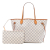 Louis Vuitton Neverfull MM Canvas Neo Shopper Shoulder Bag Damier Azur