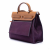 Hermès Herbag PM Canvas 1 Pouch Top-Handle Handbag Purple