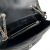 Saint Laurent Loulou Small Chevron Quited Leather 2-Ways Envelope Bag Black