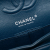 Chanel Classic Double Flap Small Lambskin Leather Matelassè Shoulder Bag Blue