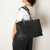 Chanel GST Quilted Caviar Leather Shopper Bag Black