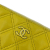 Chanel Long Zip Around Wallet Quilted Lambskin Leather Yellow