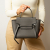 Celine Belt Bag Nano Grained Calfskin Leather Tote Handbag Grey