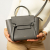 Celine Belt Bag Nano Grained Calfskin Leather Tote Handbag Grey