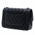 Chanel Classic Double Flap Jumbo Matelassè Caviar Leather Flap Handbag Black