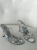 Stuart Weitzman Silver evening sandal with Swarovski crystals