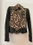 Just Cavalli Cavalli fabric and leather jacket