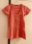 Ralph Lauren Kollektion Gestreiftes T-Shirt-Top, Hot Pink/Weiß