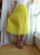 Issey Miyake Yellow pleated skirt if95-fg202