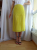 Issey Miyake Yellow pleated skirt if95-fg202