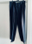 Raf Simons Rafael Mens Navy Blue Slacks Pantalon habillé 100% plissé
