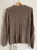 Massimo Dutti Twisted sweater in shiny beige