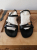 Prada B - Black leather sandals